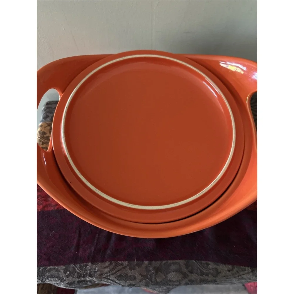 Rachel Ray Orange Stoneware 2.75 qt‎ Covered Casserole